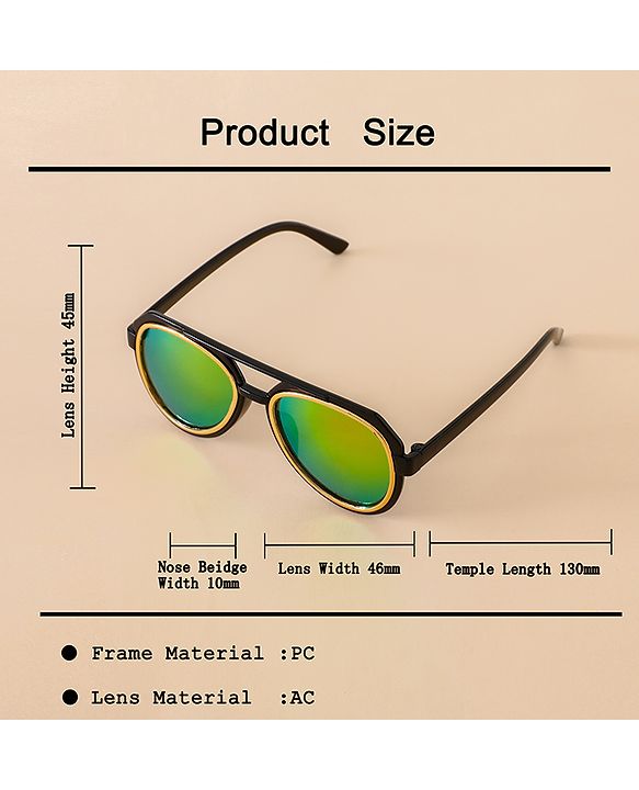 Babyhug Free Size Gradient Sunglasses - Black & Red