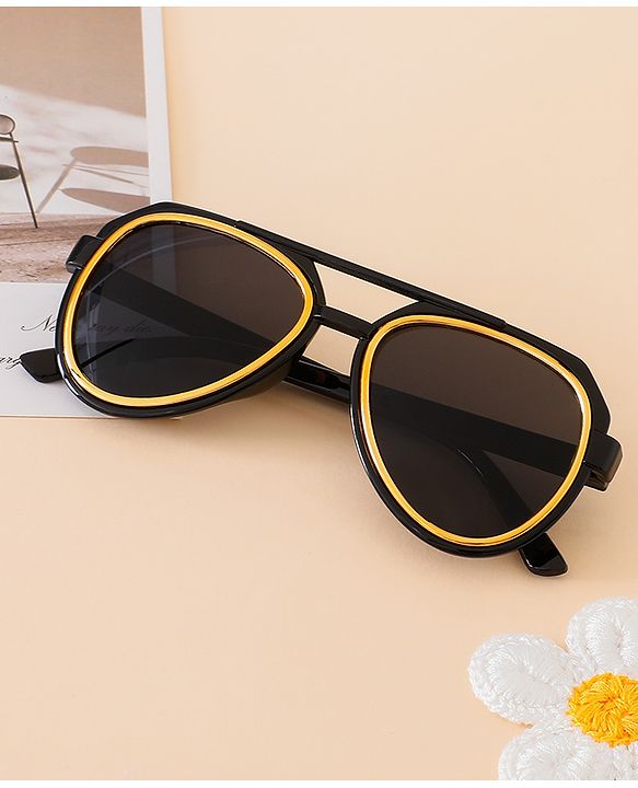 Babyhug Free Size Gradient Sunglasses - Black & Red