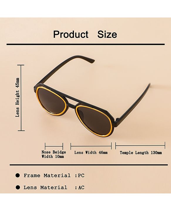 Babyhug Free Size Gradient Sunglasses - Black & Red