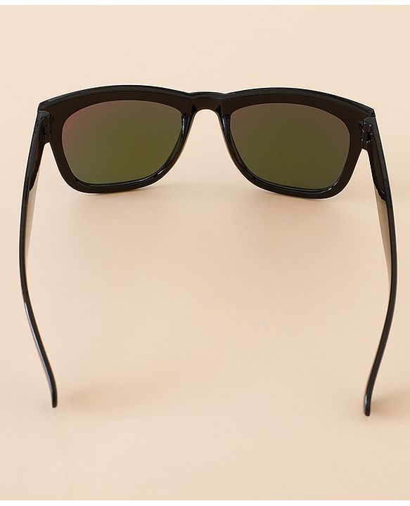 Babyhug Free Size Solid Color Sunglasses - Black & Red