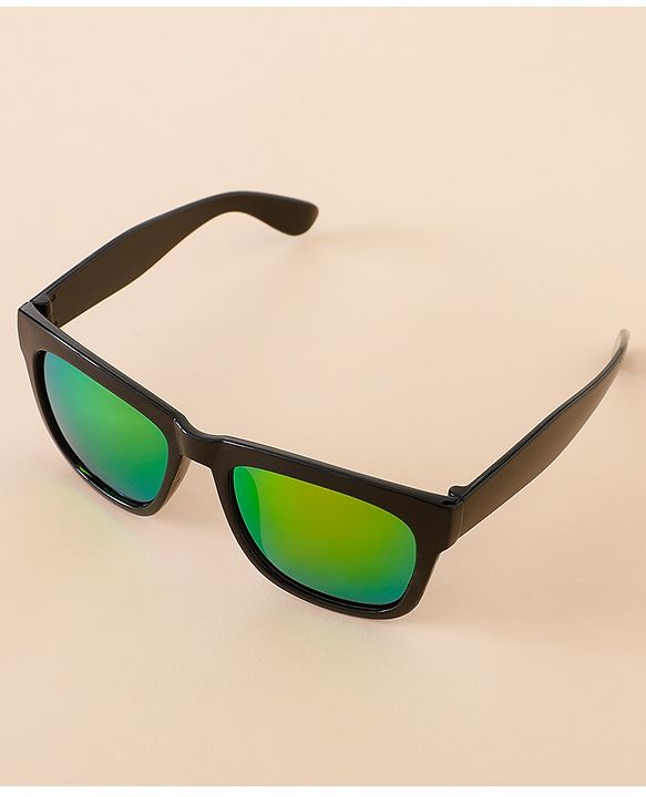 Babyhug Free Size Solid Color Sunglasses - Black & Red