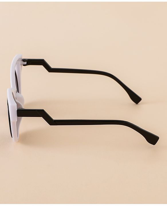Babyhug Free Size Solid Color Sunglasses - Black & White
