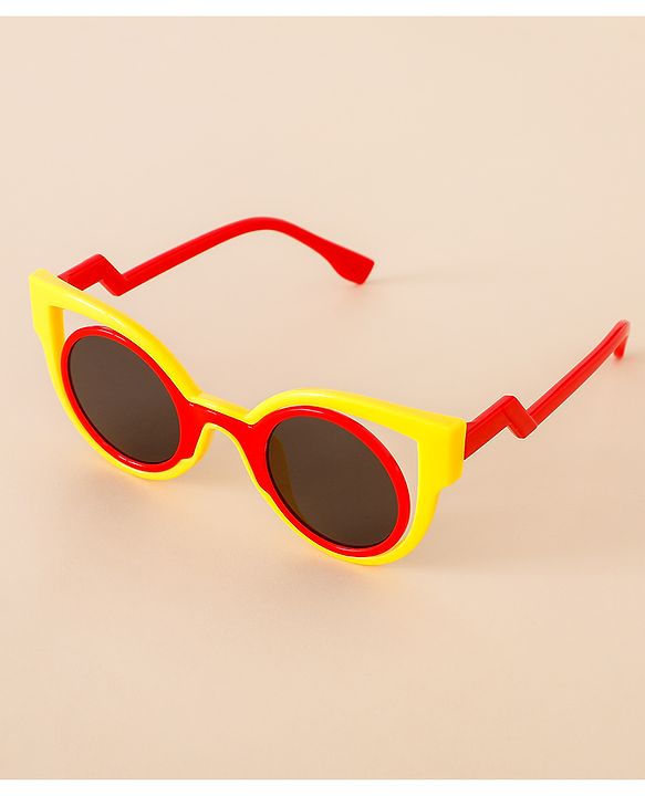 Babyhug Free Size Solid Color Sunglasses - Black & White