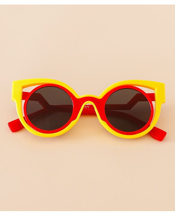 Babyhug Free Size Solid Color Sunglasses - Black & White