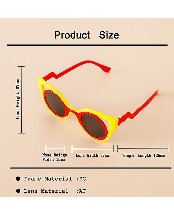 Babyhug Free Size Solid Color Sunglasses - Black & White