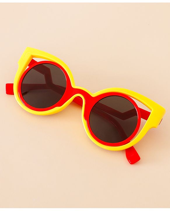 Babyhug Free Size Solid Color Sunglasses - Black & White