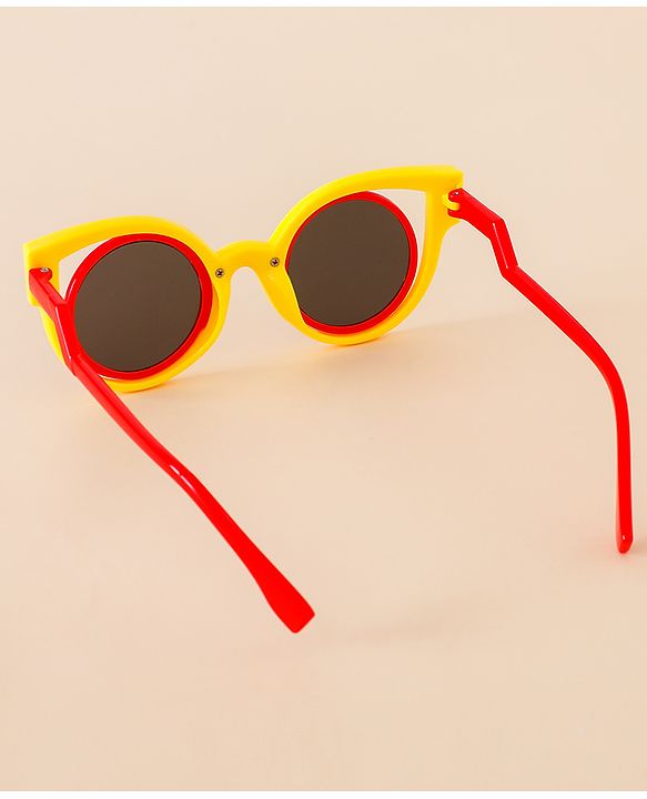 Babyhug Free Size Solid Color Sunglasses - Black & White