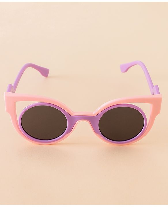 Babyhug Free Size Solid Color Sunglasses - Black & White