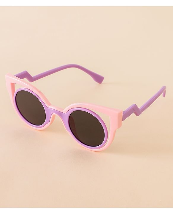 Babyhug Free Size Solid Color Sunglasses - Black & White