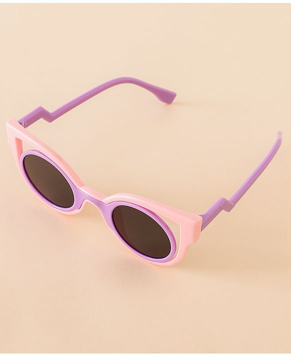 Babyhug Free Size Solid Color Sunglasses - Black & White