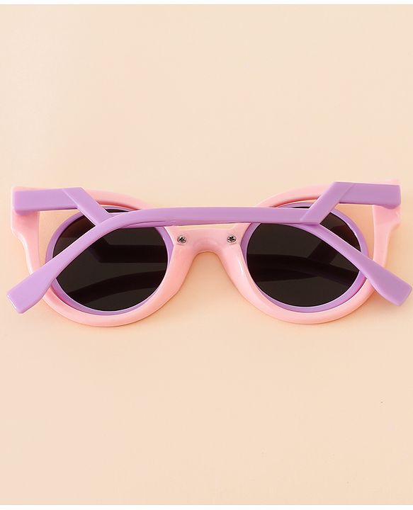 Babyhug Free Size Solid Color Sunglasses - Black & White