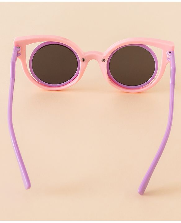 Babyhug Free Size Solid Color Sunglasses - Black & White
