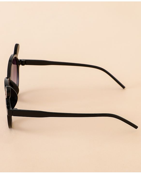 Babyhug Solid Coloured Sunglasses With Applique - Black