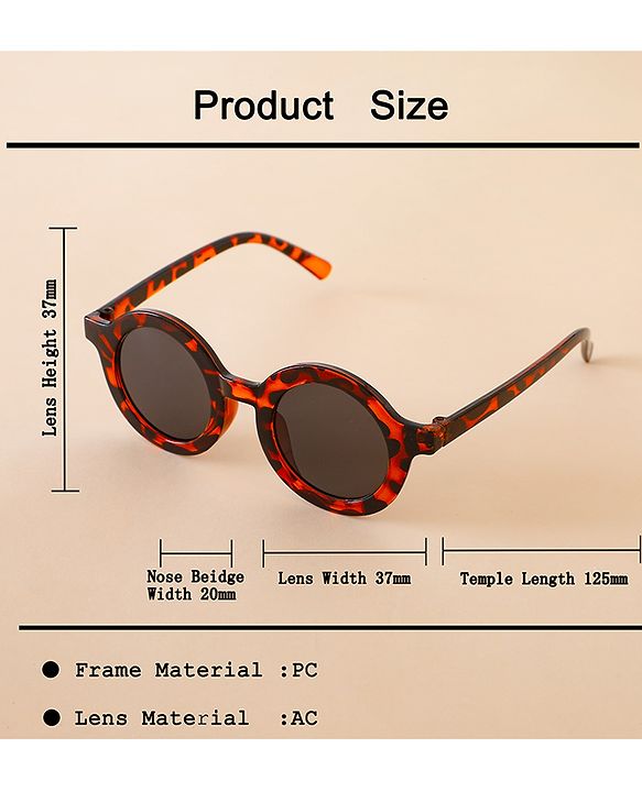 Babyhug Free Size Solid Color Sunglasses - Black