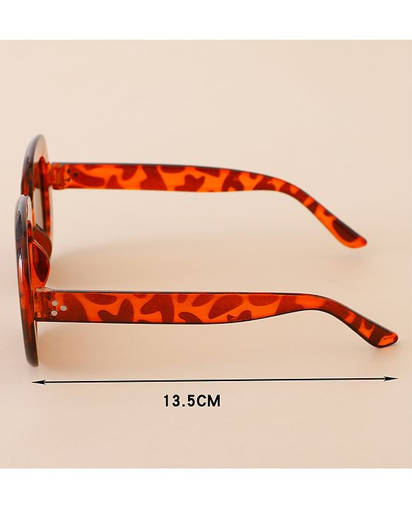 Babyhug Free Size Leopard Print Sunglasses  - Brown