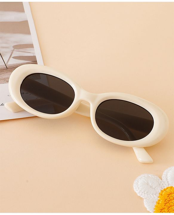 Babyhug Free Size Solid Coloured Sunglasses - Beige