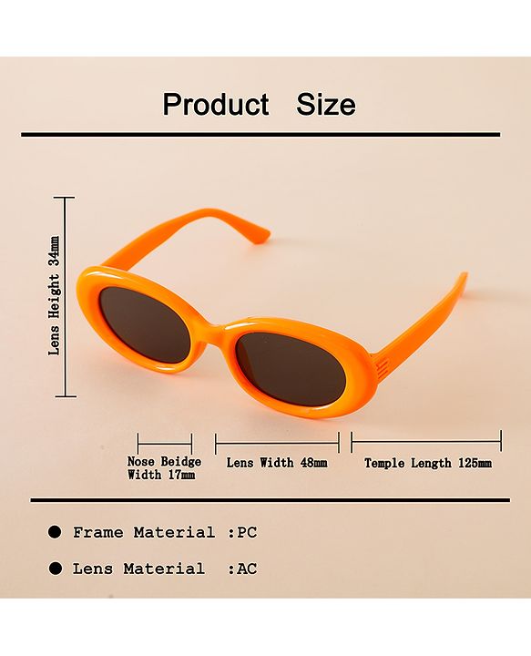 Babyhug Free Size Solid Coloured Sunglasses - Beige