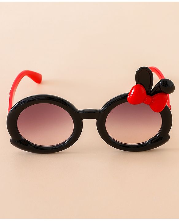 Babyhug Solid Coloured  Sunglasses With Applique - Purple