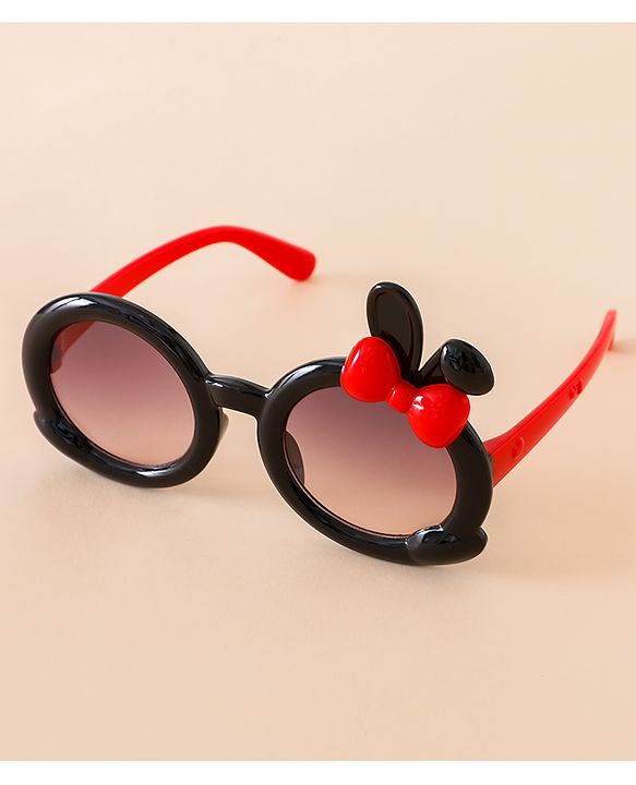 Babyhug Solid Coloured  Sunglasses With Applique - Purple