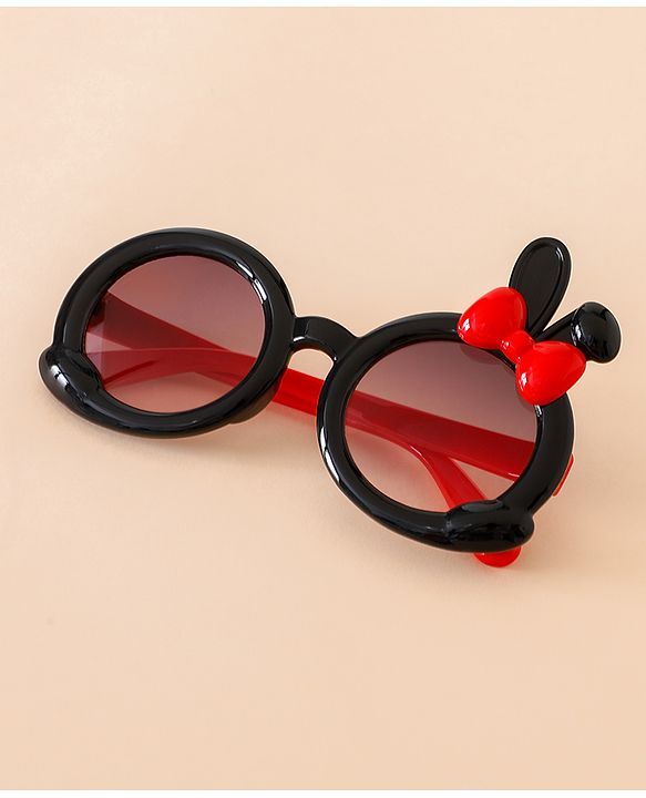 Babyhug Solid Coloured  Sunglasses With Applique - Purple