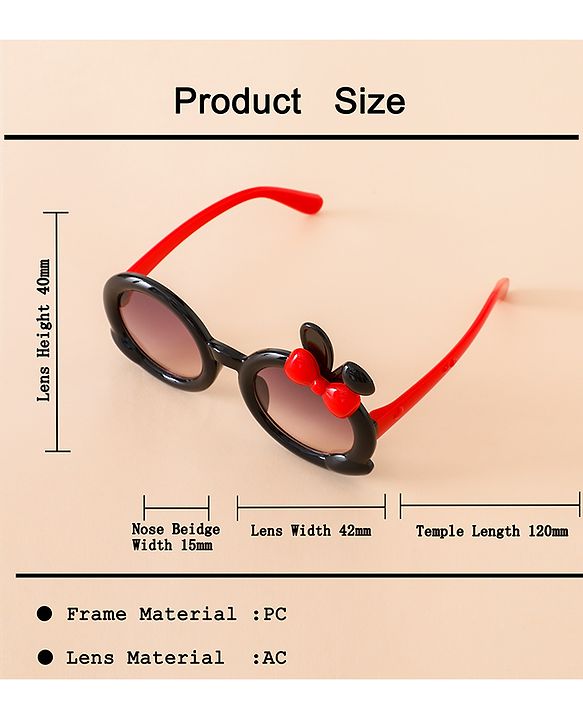Babyhug Solid Coloured  Sunglasses With Applique - Purple