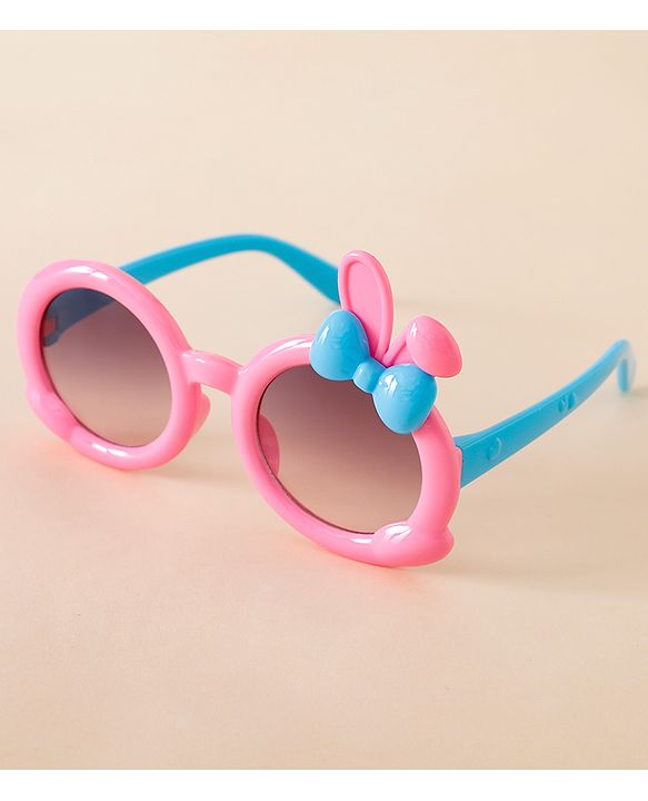 Babyhug Solid Coloured  Sunglasses With Applique - Purple