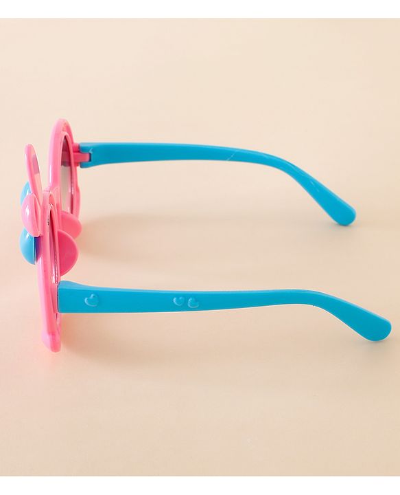 Babyhug Solid Coloured  Sunglasses With Applique - Purple