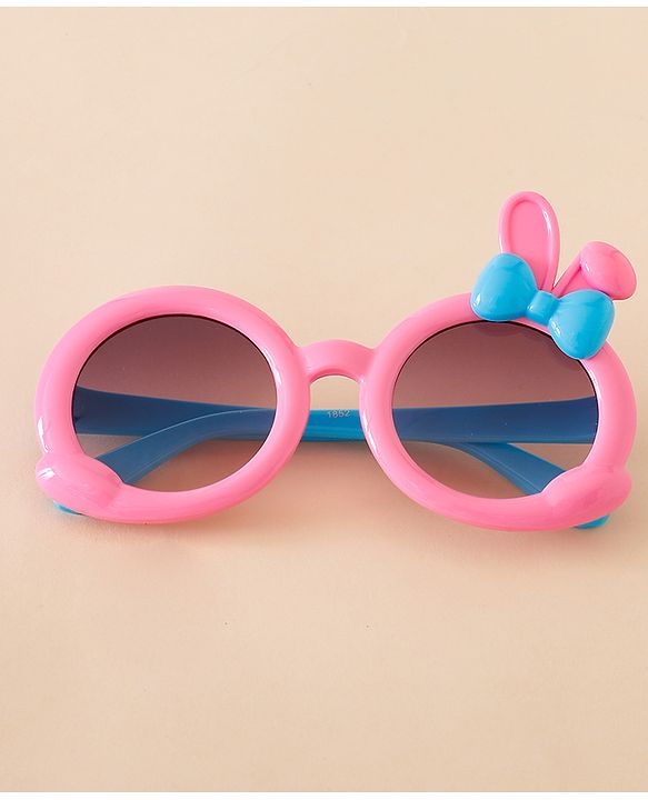 Babyhug Solid Coloured  Sunglasses With Applique - Purple