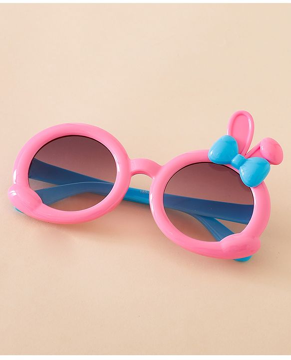 Babyhug Solid Coloured  Sunglasses With Applique - Purple