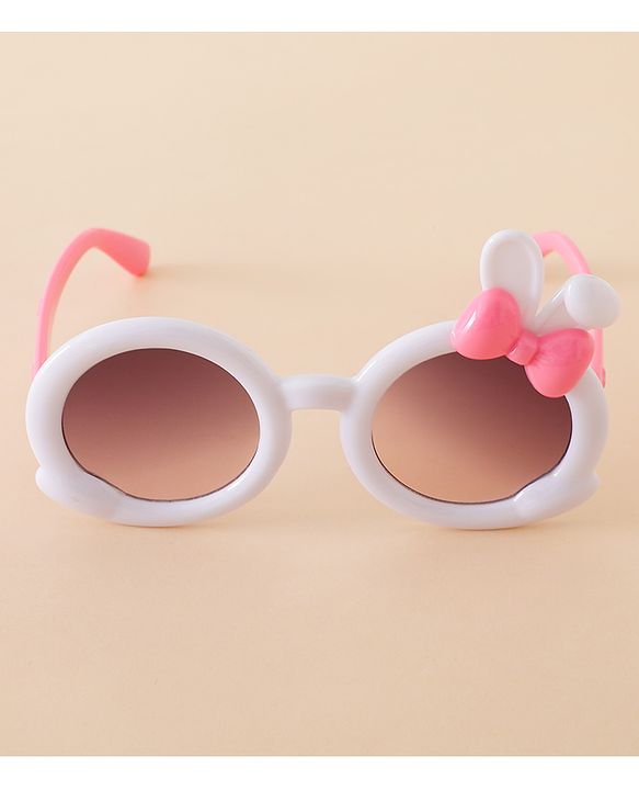 Babyhug Solid Coloured  Sunglasses With Applique - Purple