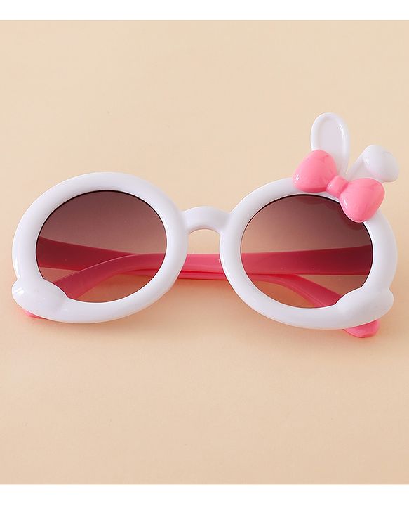 Babyhug Solid Coloured  Sunglasses With Applique - Purple