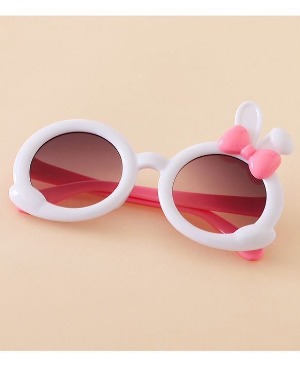 Babyhug Solid Coloured  Sunglasses With Applique - Purple