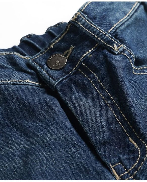 Pine Kids Denim Woven Tinted Full Length Jeans - Blue