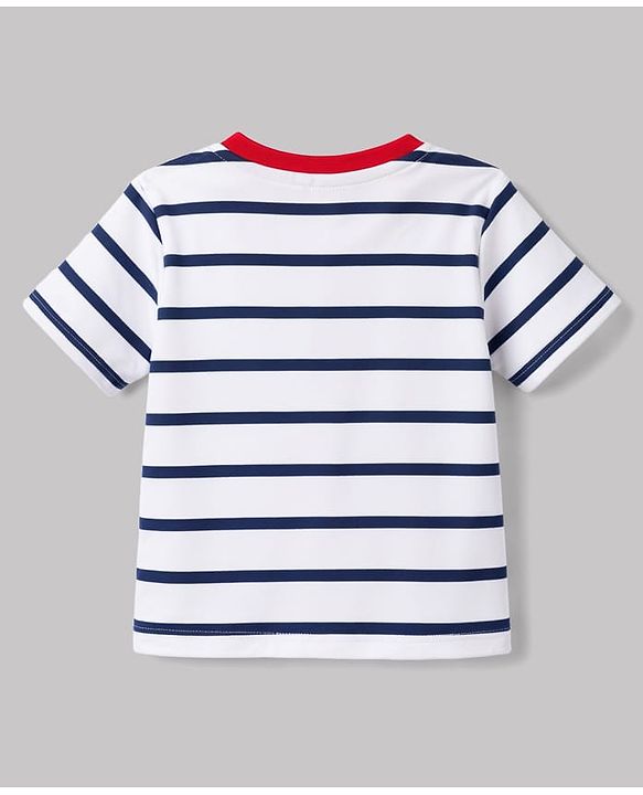 Babyhug 100% Cotton Knit T-Shirts with Graphics Half Sleeves Yellow 0-3 Months Pack of 3