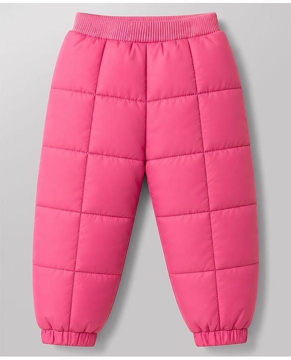 Babyhug Full Sleeves Hooded Winter Wear Set With Butterfly Print - White & Pink