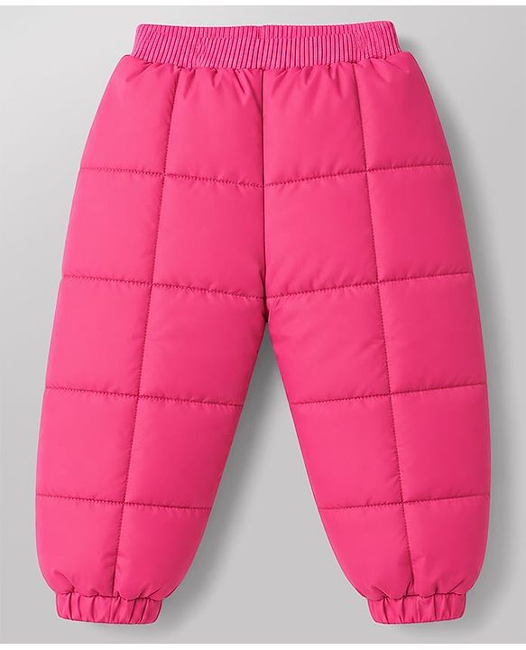 Babyhug Full Sleeves Hooded Winter Wear Set With Butterfly Print - White & Pink