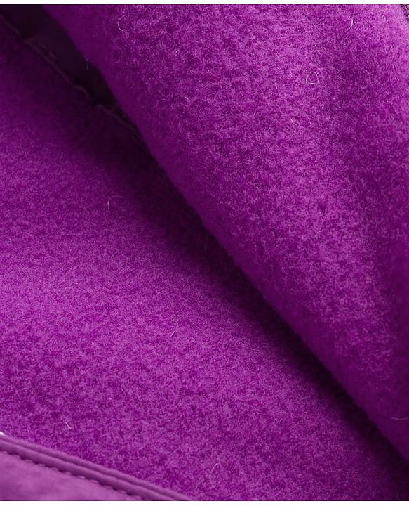 Babyhug Woven Sleeveless Solid  Hooded Padded Jacket with Frill & Bow - Purple