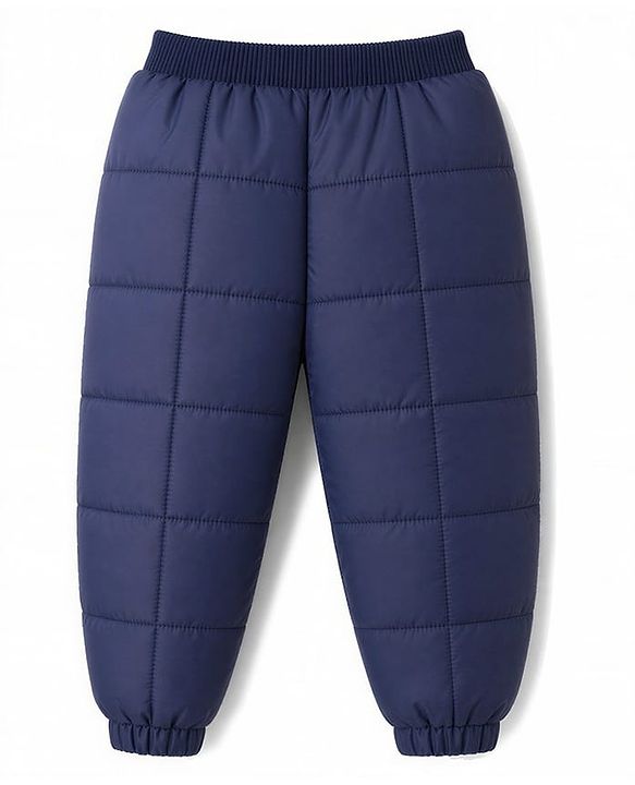 Babyhug Full Sleeves Winter Wear Suits With Floral Print- Navy Blue