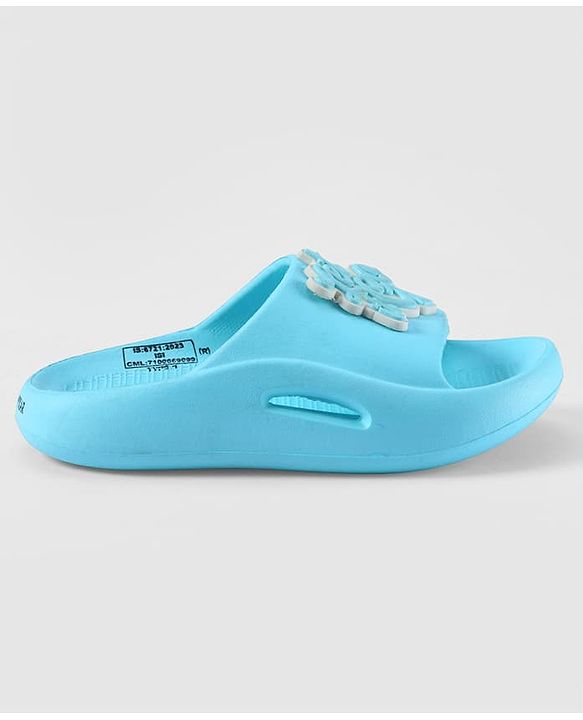 Pine Kids Disney Slip On Flip Flop With Frozen Applique - Light Blue