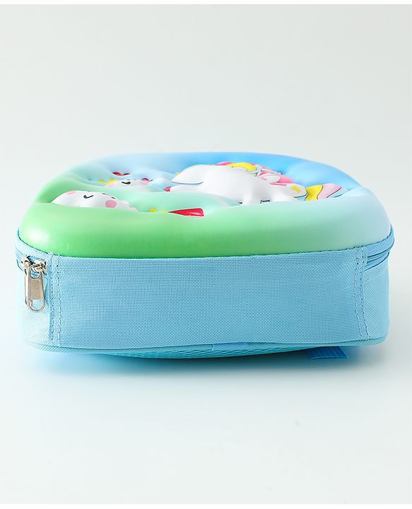 Babyhug Free Size Fashion Backpack With Unicorn Print - Yellow