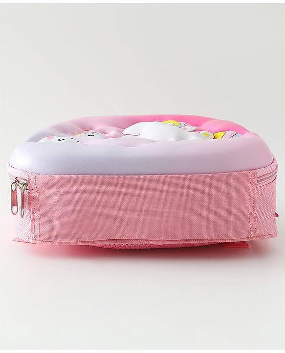 Babyhug Free Size Fashion Backpack With Unicorn Print - Yellow