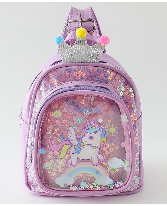 Babyhug Fashion Backpacks Free Size - Purple