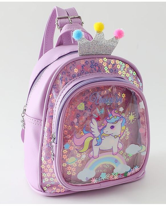 Babyhug Fashion Backpacks Free Size - Purple