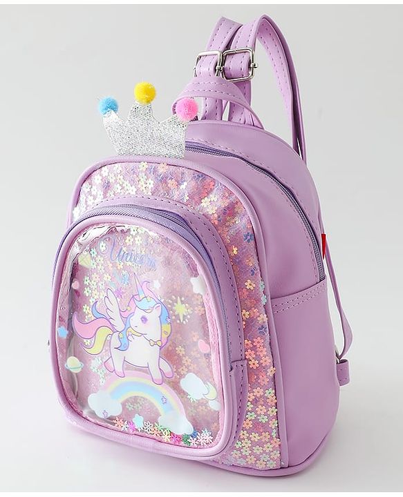 Babyhug Fashion Backpacks Free Size - Purple