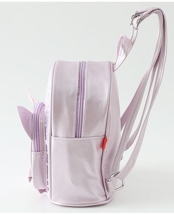 Babyhug Dreamy Glitter Kids Backpack - Purple