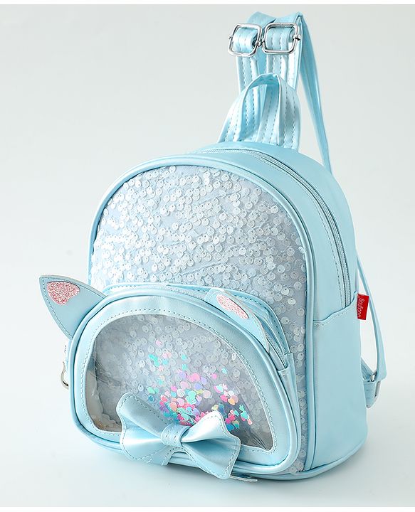 Babyhug Dreamy Glitter Kids Backpack - Purple
