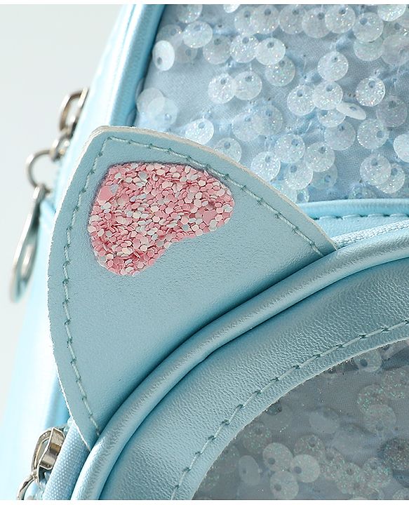 Babyhug Dreamy Glitter Kids Backpack - Purple
