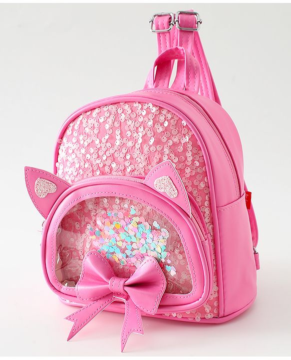 Babyhug Dreamy Glitter Kids Backpack - Purple