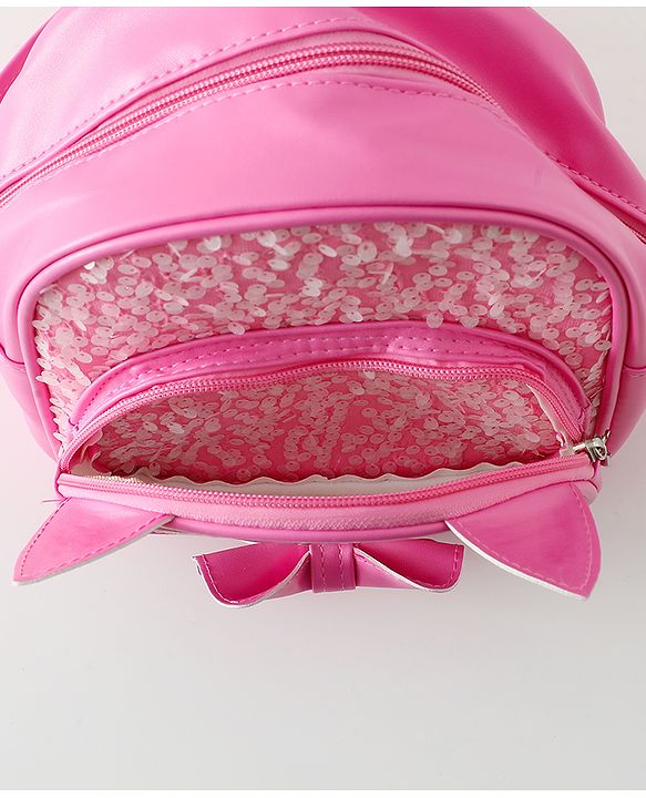 Babyhug Dreamy Glitter Kids Backpack - Purple