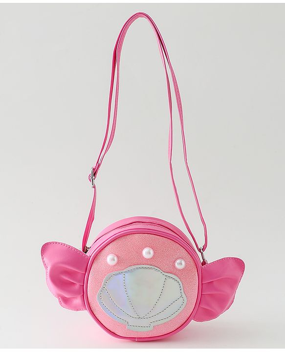 Pine Kids Sling Bag with Girl Design - Pink